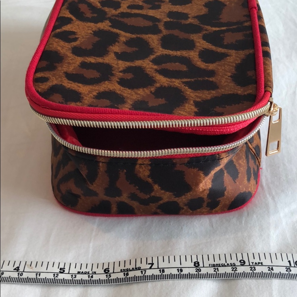 Nwot Leopard Print Makeup Case - image 7